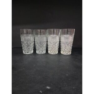 Anchor Hocking Wexford Iced Tea Tumblers, Set of 4, Vintage Water Glasses, 5.5"